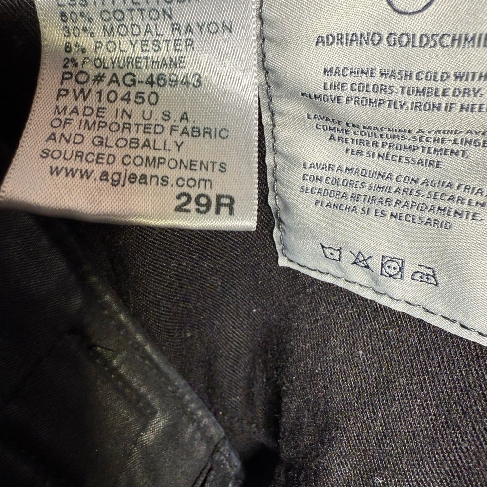 AG Adriano Goldschmied Black Pants - Picture 3 of 6